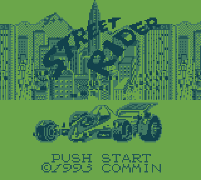 Street Rider Title Screen